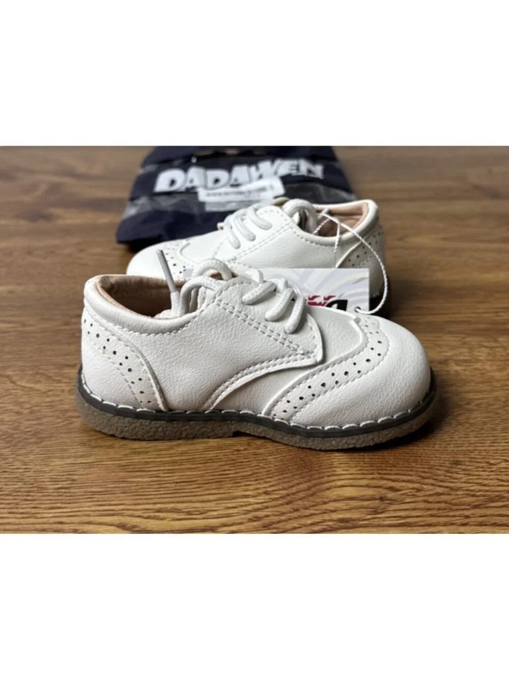 DADAWEN Toddler Boys Girls Dress Shoes Comfort Oxford Shoes Size 5 Toddler